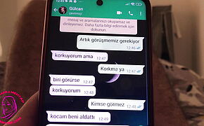 Turkish woman who wants give cheat on her scrimp